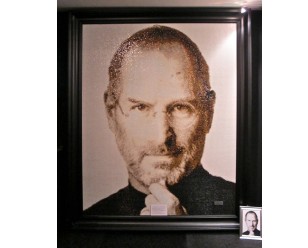 Foto : Mozaïek Steve Jobs